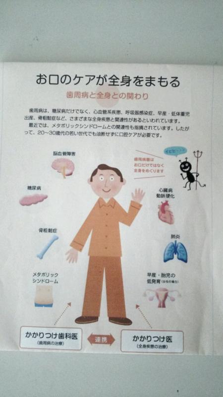 お口のケアが全身をまもる!