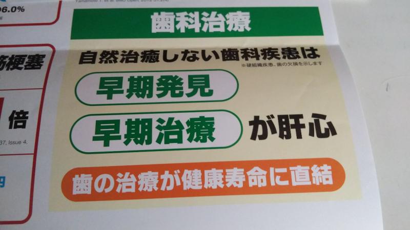大切な歯科健診
