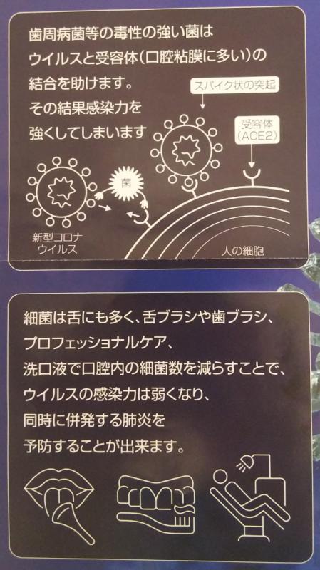 口腔ケアでコロナ・肺炎の予防をしよう!